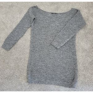 Off the shoulder sweater dress